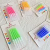 Factory wholesale birthday candles, creative colored paraffin crystal threaded small candles, children's party cake candles details Picture